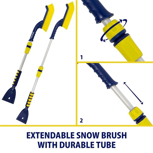 Michelin Extendable 35-45-in Snow Brush w/ Ice Scraper