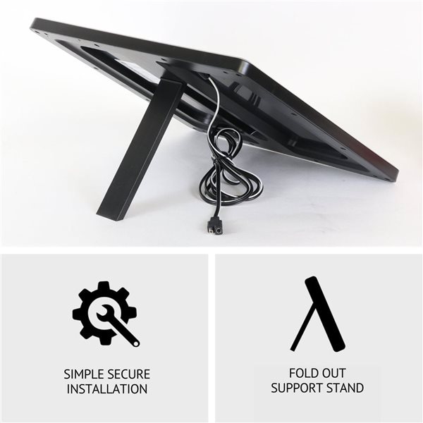 Koolatron 12 V Solar Trickle Charger 7.5 W 400 mAh for Vehicle Battery