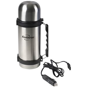 Bouteille isotherme chauffante 12 V Koolatron 1 L en acier inoxydable