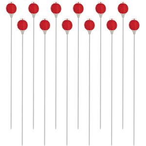 Marqueurs d'allée en fibre de verre Oskar de 48 po avec réflecteurs rouges, 48/pqt