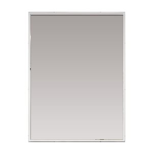 Miroir mural En Passant de Decor Wonderland 29,5 x 39,5 po avec deux supports de montage en blanc