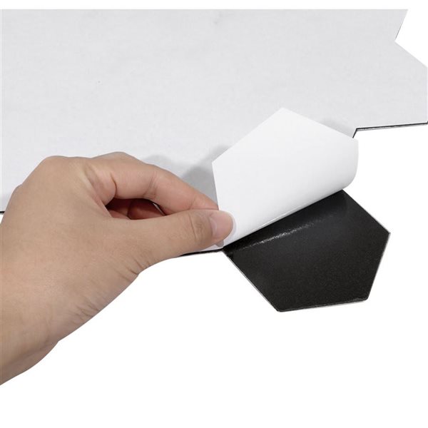 LuxySplash Drita 13.5 x 11.3-in White Marble Stone Composite Wall Tile - 3 ft²/Pack