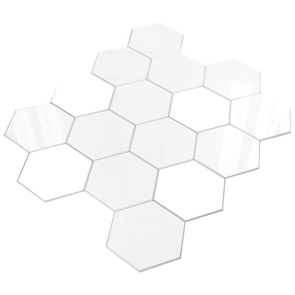 LuxySplash Drita 13.5 x 11.3-in White Marble Stone Composite Wall Tile - 3 ft²/Pack