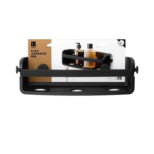 Umbra Flex Black Adhesive Bin