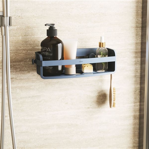 Umbra Flex Slate Blue Adhesive Bin