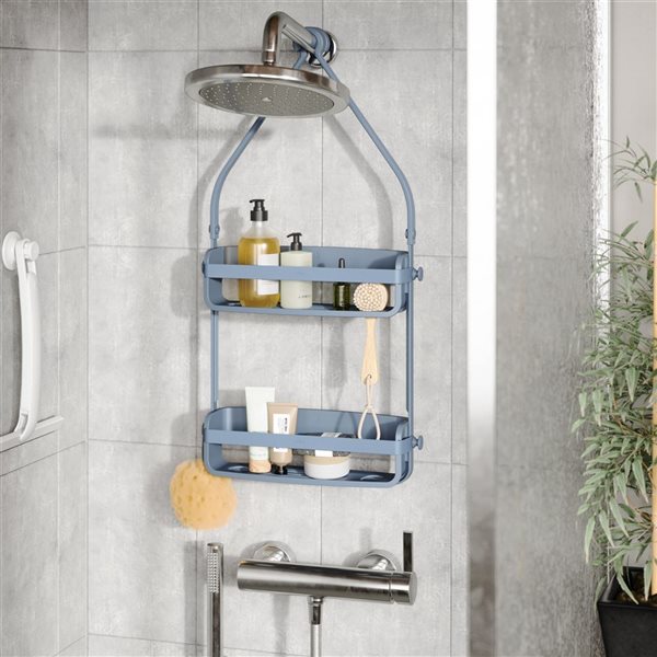 Umbra Flex Slate Blue Shower Caddy