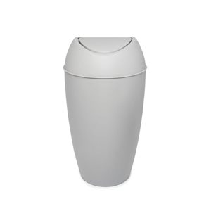Umbra Twirla Grey Waste Basket 9-L