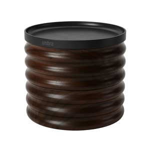 Umbra Tesora Black/Walnut Wood Jewelry Box