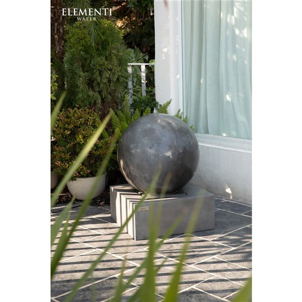 Elementi Amrita Grey Wate Fountain