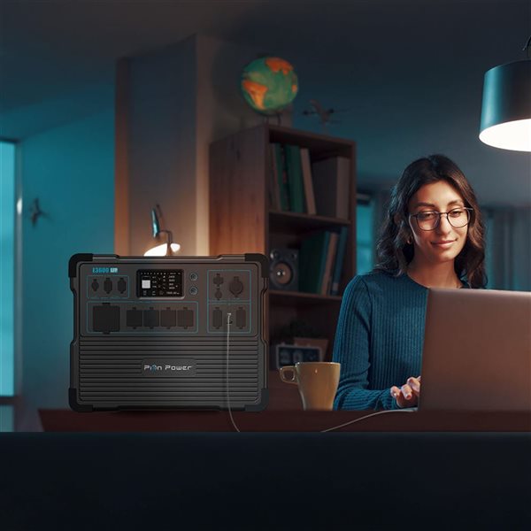 Pion Power E Series E3600LFP Portable Power Station - 3600W