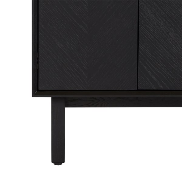 Avanity Adele 49-in Black Oak Single Undermount Sink Bathroom Vanity w/ Cala White Engineered Stone Top