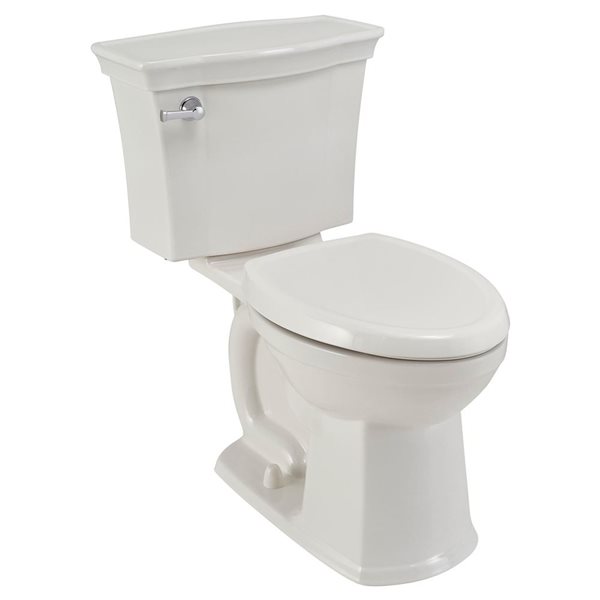 American Standard Cadet 3 White Elongated Closed Front Slow-Close Plastic Toilet Seat