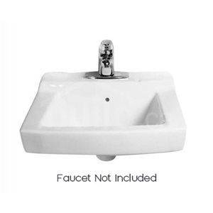 American Standard Declyn Wall-Hung Sink With 4-in Centreset, Wall Hanger Included