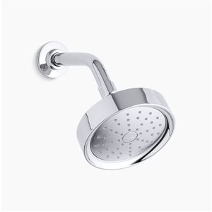 KOHLER Purist Polished Chrome Round Single-Function Showerhead - 1.75 gpm