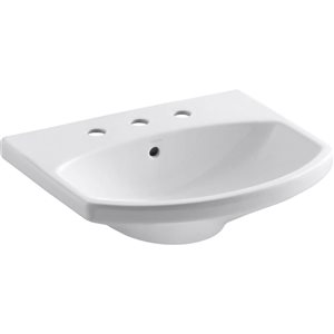 KOHLER Cimarron 22-3/4-in Rectangle Drop-in Bathroom Sink