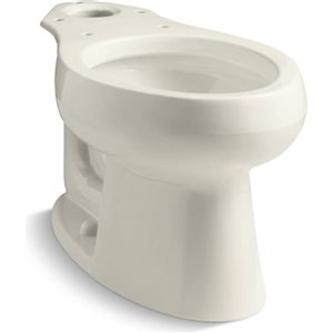 Cuvette de toilette allongée standard Wellworth de KOHLER deux pièces