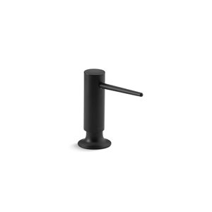 KOHLER Contemporary design soap/lotion dispenser - Matte Black