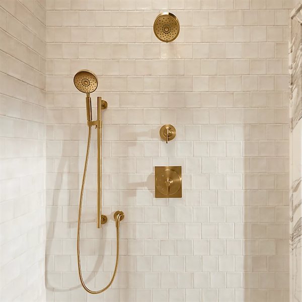 KOHLER Castia Studio McGee Rite-Temp Brass 1-Handle 1.75-gal/min Shower Set