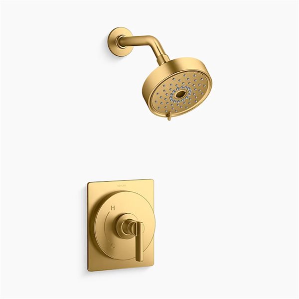 KOHLER Castia Studio McGee Rite-Temp Brass 1-Handle 1.75-gal/min Shower Set