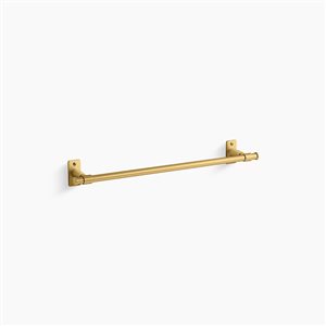 KOHLER Castia Studio McGee 18-in L Brass Wall-Mount Towel Bar