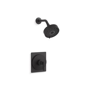 KOHLER Castia Studio McGee Rite-Temp Matte Black 1-Handle 1.75-gal/min Shower Trim Kit