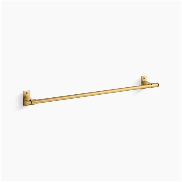 KOHLER Castia Studio McGee 24-in L Brass Wall-Mount Towel Bar