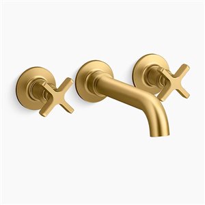 KOHLER Castia Studio McGee Brass 2-Handle Wall-Mount Bathtub Faucet Trim