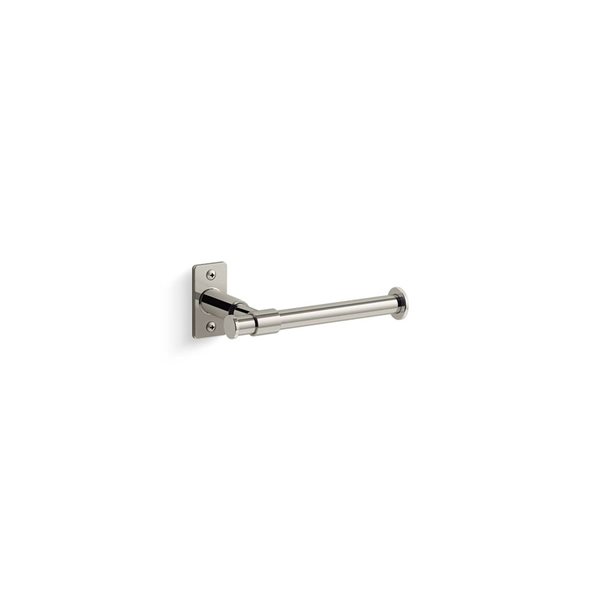 KOHLER Castia Studio McGee Polished Nickel Wall-Mount Toilet Paper Holder