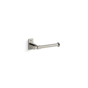 KOHLER Castia Studio McGee Polished Nickel Wall-Mount Toilet Paper Holder