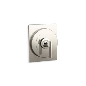KOHLER Castia Studio McGee Rite-Temp Polished Nickel 1-Handle Bathtub and Shower Valve Trim