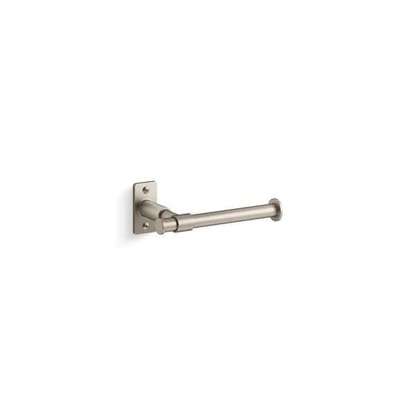 KOHLER Castia Studio McGee Brushed Nickel Wall-Mount Toilet Paper Holder
