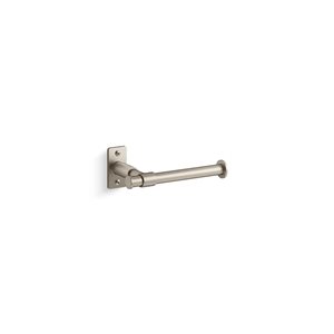 KOHLER Castia Studio McGee Brushed Nickel Wall-Mount Toilet Paper Holder