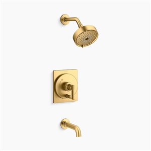 KOHLER Castia Studio McGee Rite-Temp Brass 1-Handle 2.5-gal/min Bathtub and Shower Trim
