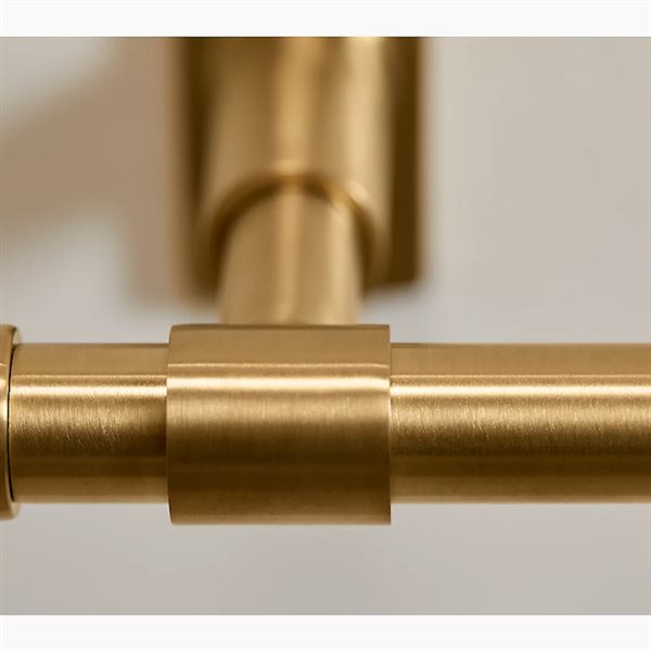 KOHLER Castia Studio McGee Brass Wall-Mount Toilet Paper Holder
