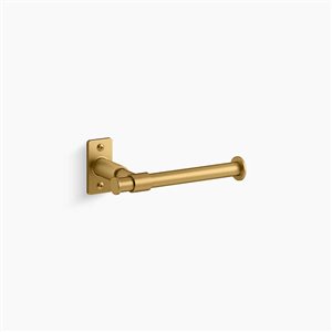 KOHLER Castia Studio McGee Brass Wall-Mount Toilet Paper Holder