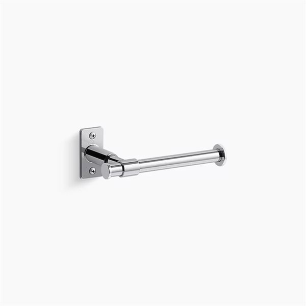 Porte-Papier Toilette Mural COMPACTOR - Fixation Ventouse 4kg - Acier Chromé