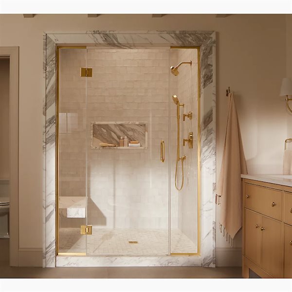 KOHLER Castia Studio McGee Rite-Temp Brass 1-Handle Bathtub and Shower Set without Showerhead