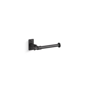 KOHLER Castia Studio McGee Matte Black Wall-Mount Toilet Paper Holder