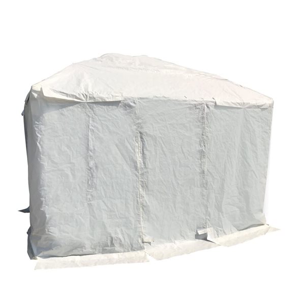 F. Corriveau International 12 x 12-ft White Polyethylene Winter Cover for Gazebo