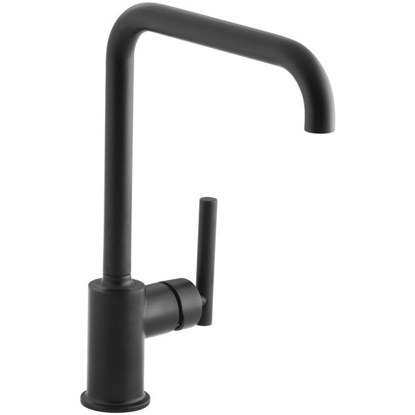 Robinet D'évier Kohler Purist 7505-TT – Titane Vibrant – 1 Poignée