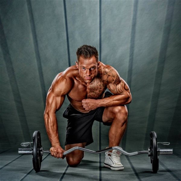 Costway 28 mm Chrome Steel Olympic EZ Curl Bar