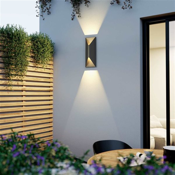 BAZZ LUVIA 24W Outdoor Integrated LED Wall Scone Light Fixture