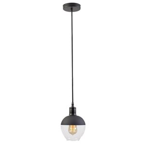 Luminaire suspendu à LED simple VESTA par BAZZ vintage noir