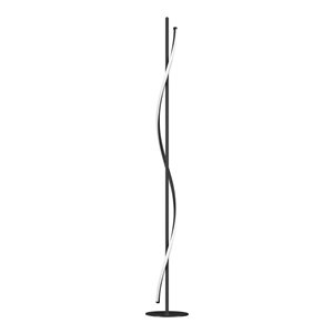 BAZZ DANTE 60-in Matte Black LED Dimmable Modern Floor Lamp