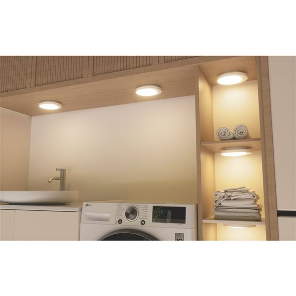 BAZZ Rechargeable LED Motion Sensor 7-in Ceiling Light