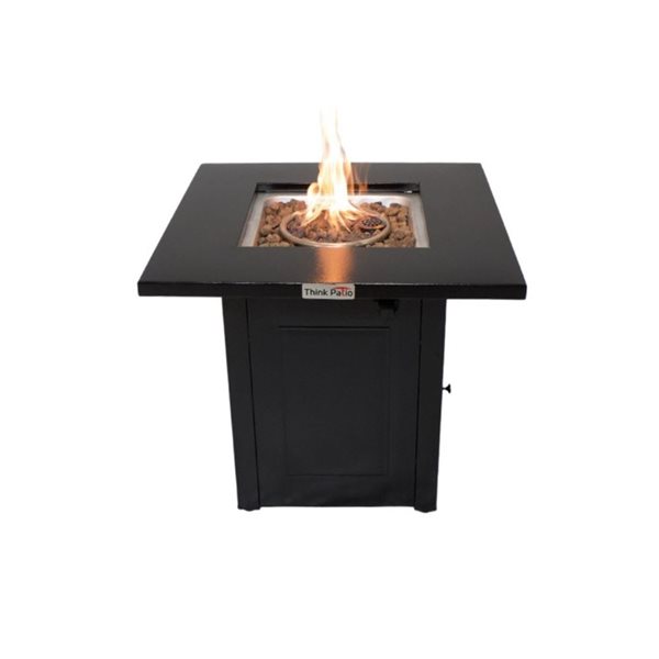 Think Patio 28-in Square Fire Table