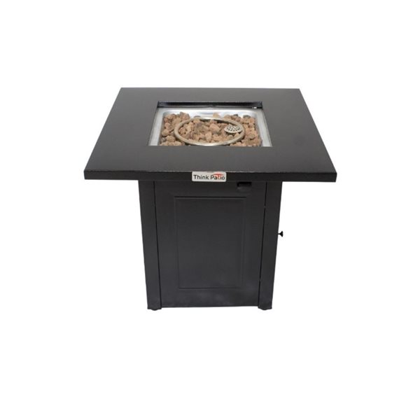 Think Patio 28-in Square Fire Table