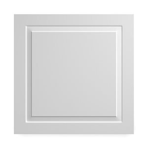LEVANTO Vogue 2 x 2-ft White Patterned Suspended Lay-in Ceiling Tiles - 12/Pk