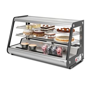 Koolmore 48-in 7 ft³ Countertop Bakery Display Refrigerator - Stainless Steel