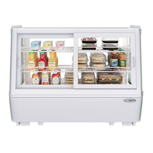 Koolmore 35-in Self-Service Countertop Display Refrigerator - White